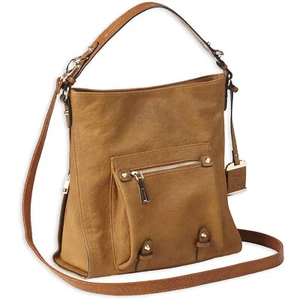 BULLDOG HOBO ANNA PURSE COGNAC - Picture 1 of 1