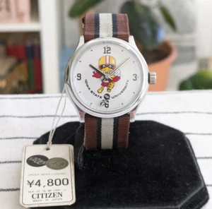 Montre mécanique Citizen - NOS - IOWA state university NFL - très rare ! - Imagen 1 de 11