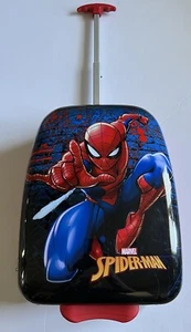 Marvel Spiderman Heys Hardside Kids Carry On 18" Wheel Rolling Luggage Bag BLACK - Picture 1 of 9