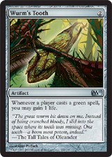 WURM'S TOOTH Magic 2011 MTG Magic the Gathering Cards DJMagic