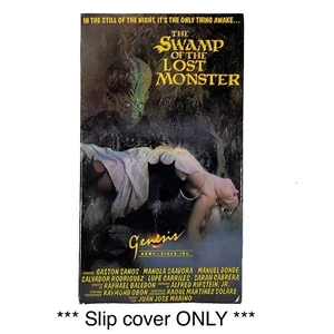 Swamp Of The Lost Monster - Genesis Home Video - VHS Slip ONLY Rare Horror HTF - Picture 1 of 9