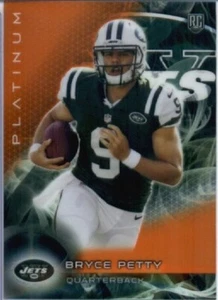 2015 Topps Platinum BRYCE PETTY #146 RC orange refractor NEW YORK JETS 🏈 - Picture 1 of 2