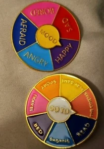 Cartoon Mood Brooch Piercing Enamel Pin Collar Badge Women Men Jewelry Cute Gift - Picture 1 of 4