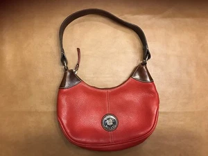 Dooney & Bourke Red Leather Shoulder Bag - Picture 1 of 6