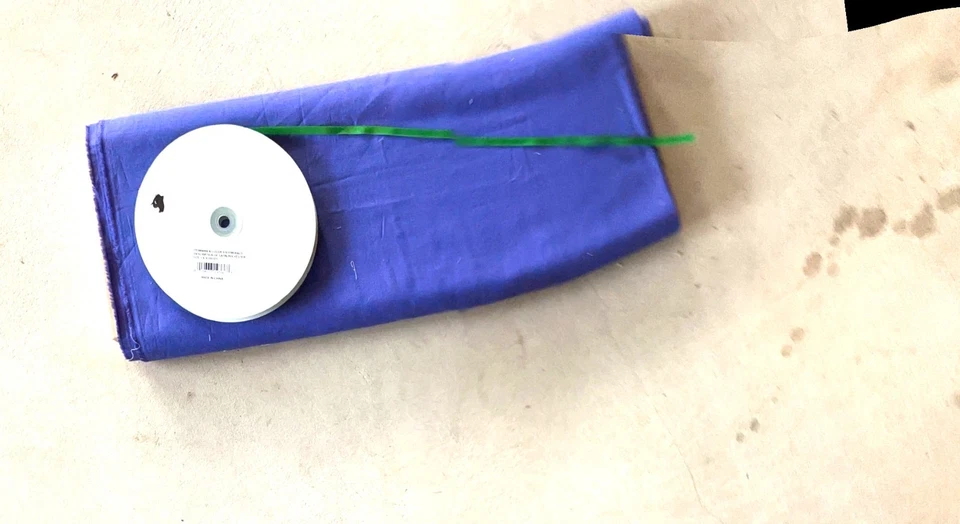 emerald green double sided satin poly ribbon 1/4 in 90 yd bolt - Image 1 of 1