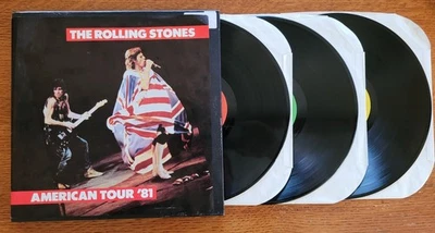 The Rolling Stones Live At Hamton Roads 1981 3LP BOX SET EX/EX Radio Promo HTF - Image 1 of 4