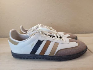 adidas Samba OG Off White/Earth Strata/Gum Shoes Sneakers Mens Size 13 - Picture 1 of 10