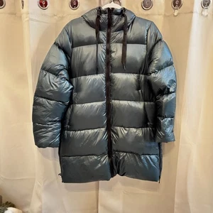 Stylus Herren Steppjacke Large Grün Puffer Daunen Gefüllt Kapuze Satin 19131 - Bild 1 von 12