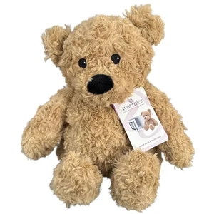 NEW Warmies Plush Brown Curly Bear - Lavendar Scented Microwavable - Picture 1 of 5