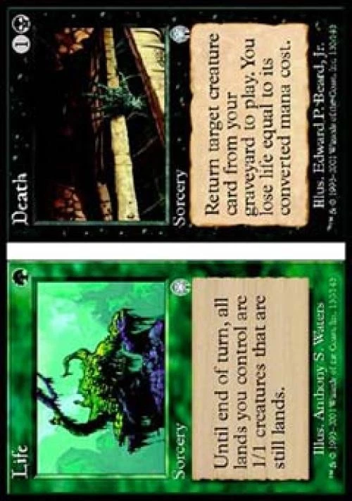 Life/Death (Death) -Foil Near Mint MTG Apocalypse - Image 1 of 1
