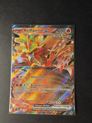 Keilflamme EX 038/162 Gewalten Der Zeit Deutsch NM Pokemon - Bild 1 von 4