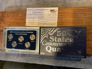 2003 50 States Commemorative Quarters Philadelphia Set 5 Coins - Picture 1 of 5