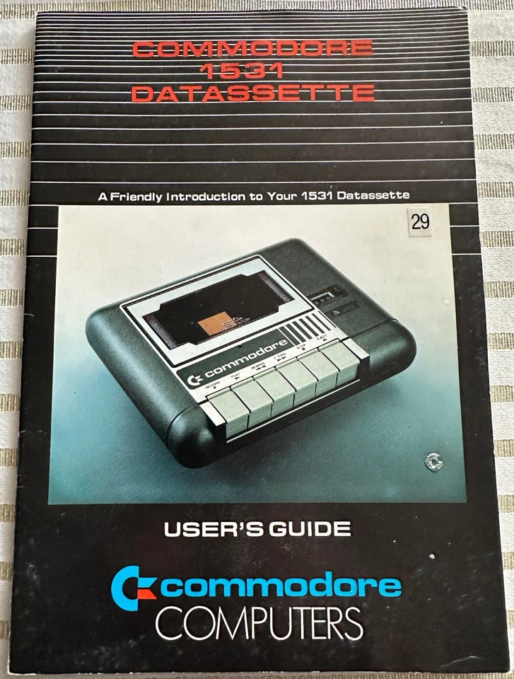 Commodore 1531 DATASSETTE User `S Guide, English - Bild 1 von 3