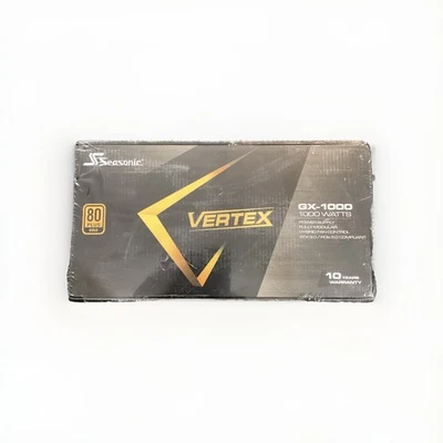Seasonic Vertex GX-1000W 80 Plus Gold Power Supply New In Plastic Free Shipping - Image 1 of 4