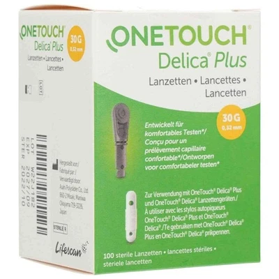 LIFESCAN DEUTSCHLAND GMBH ONE TOUCH Delica Plus Nadellanzetten, 100 St PZN 14817354