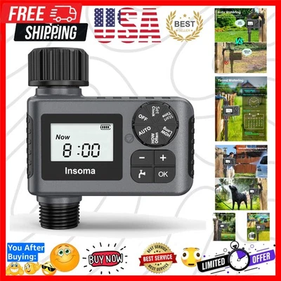 Programmable Garden Hose Faucet Timer - 3 Modes for Efficient Watering - Image 1 of 4