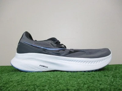 Saucony Guide 15 鞋女式 10 灰色蓝色白色日常道路支撑垫 — 第 1/4 张图片