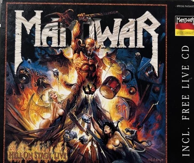 Manowar „Hell On Stage Inclusive Live In Germany“ Doppel CD Plus Bonus CD - Bild 1 von 4