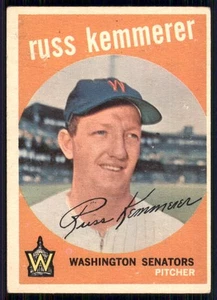 1959 Topps #191 Russ Kemmerer - Picture 1 of 2