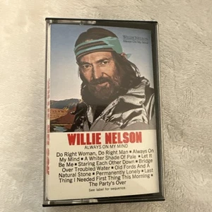 Willie Nelson Cassette Tape Always On My Mind 1982 CBS Audio Music - Picture 1 of 5