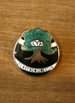 Olney Bowling Club Enamel Pin Badge - Image 1 of 4