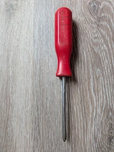MAC TOOLS RED HARD HANDLE PHILLIPS #1 NO.1 SCREWDRIVER - Picture 1 of 6