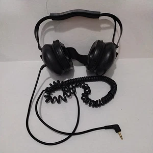 Auriculares escáner de carrera con reducción de ruido Radio Shack negros ajustables - Imagen 1 de 9