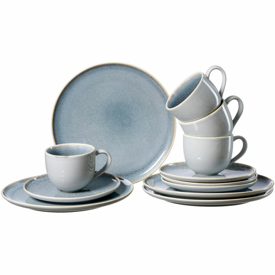 Ritzenhoff & Breker Coffee Service Skagen Stone 12 Piece Coffee Service Grey Blue - Image 1 of 4