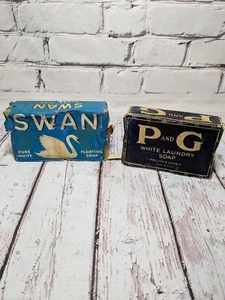 Vintage Swan Floating Bar Soap MidCentury Pure White USA Lever Brothers, P&G Bar - Picture 1 of 4