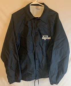 Marathon Oil Gas Station Vintage Lightweight Jacket Men’s Medium USA Blue - Picture 1 of 7