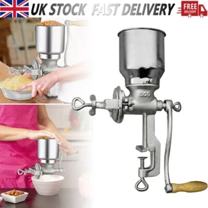 Manual Grain Grinder Machine Corn Nut Flour Mill-Kitchen Food Hand-Operated Tool - Picture 1 of 13