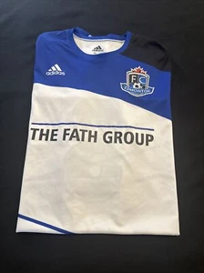 NASL FC EDMONTON EDDIE EDWARD MATCH WORN MLS SOCCER JERSEY CANADA - Picture 1 of 22