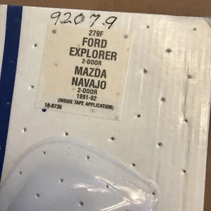 Rain Guards 2Pc Window Vent Visor Shade For Ford Explorer Mazda navajo 91-92 NOS - Picture 1 of 10