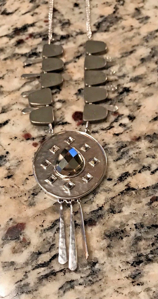 Collar SILPADA Amarillo N3449 Pirita Esterlina y Swarovski Antes $249 Foto 1 de 4