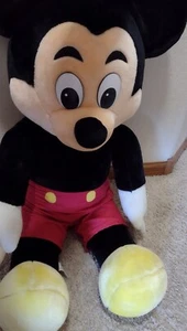 Mickey Mouse Vintage Plüschtier Stofftier 26 Zoll/28 Zoll mit Originaletikett sehr groß - Bild 1 von 7