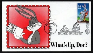 USA, SCOTT # 3137A, VINCE GORDON FDC COVER OF BUGS BUNNY LOONEY TUNES 1997 - Picture 1 of 1