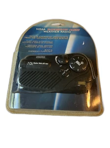 NOAA 7 Channel Weather Radio Emergency Alert W/ Built In Flashlight - New - Picture 1 of 8