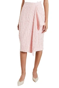 RRP€369🌟 MAX MARA  Bouclè Tweed matting Skirt US 8_ IT 42_ DE 38_ UK 10_ FR 40 - Picture 1 of 24