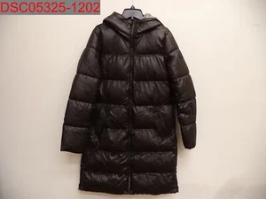 NWT - French Connection Women's Black Puffer Hooded Zipped Coat Jacket, Size S - Picture 1 of 5