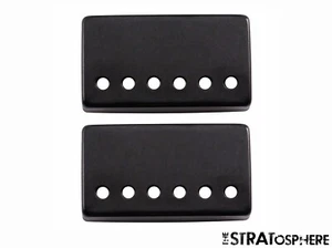 *NEW Black PICKUP COVERS for Epiphone Les Paul Humbucker Pickups .50 mm + .52 mm - Picture 1 of 1