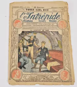 Hebdomadaire l'intrépide - 19éme année - N°907 Terre ciel eau - 8 Janvier 1928 - Imagen 1 de 6
