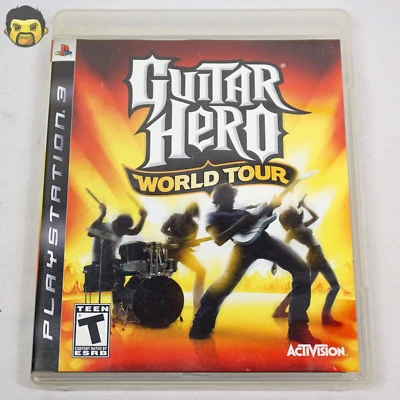 Guitar Hero PS3 Game World Tour CIB Sony PlayStation 3 Complete with Manual F - Image 1 of 4