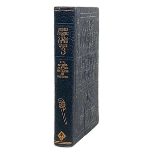 1925, 1942 Audels Plumbers and Steam Fitters Guide - Pipe Fitting, Heating, Air - Imagen 1 de 3