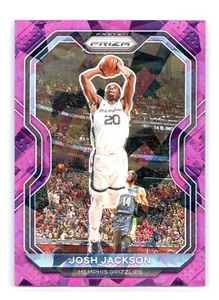 2021 Panini Prizm #106 Josh Jackson Purple Cracked Ice 25/175 Grizzlies - Picture 1 of 2