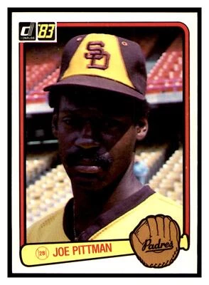 1983 Donruss Joe Pittman #247 San Diego Padres (b) - Image 1 of 2