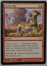 MAGIC THE GATHERING MTG 2003 MIRRODIN RED INCITE WAR INSTANT ENGLISH CARD