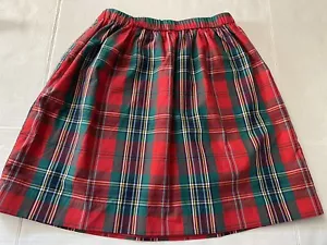 Falda roja, verde y plateada talla 12 usada en excelente estado para niñas - Imagen 1 de 2