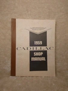 Vintage Original 1959 Cadillac Service Shop Manual (General Motors) - Like New - Picture 1 of 4