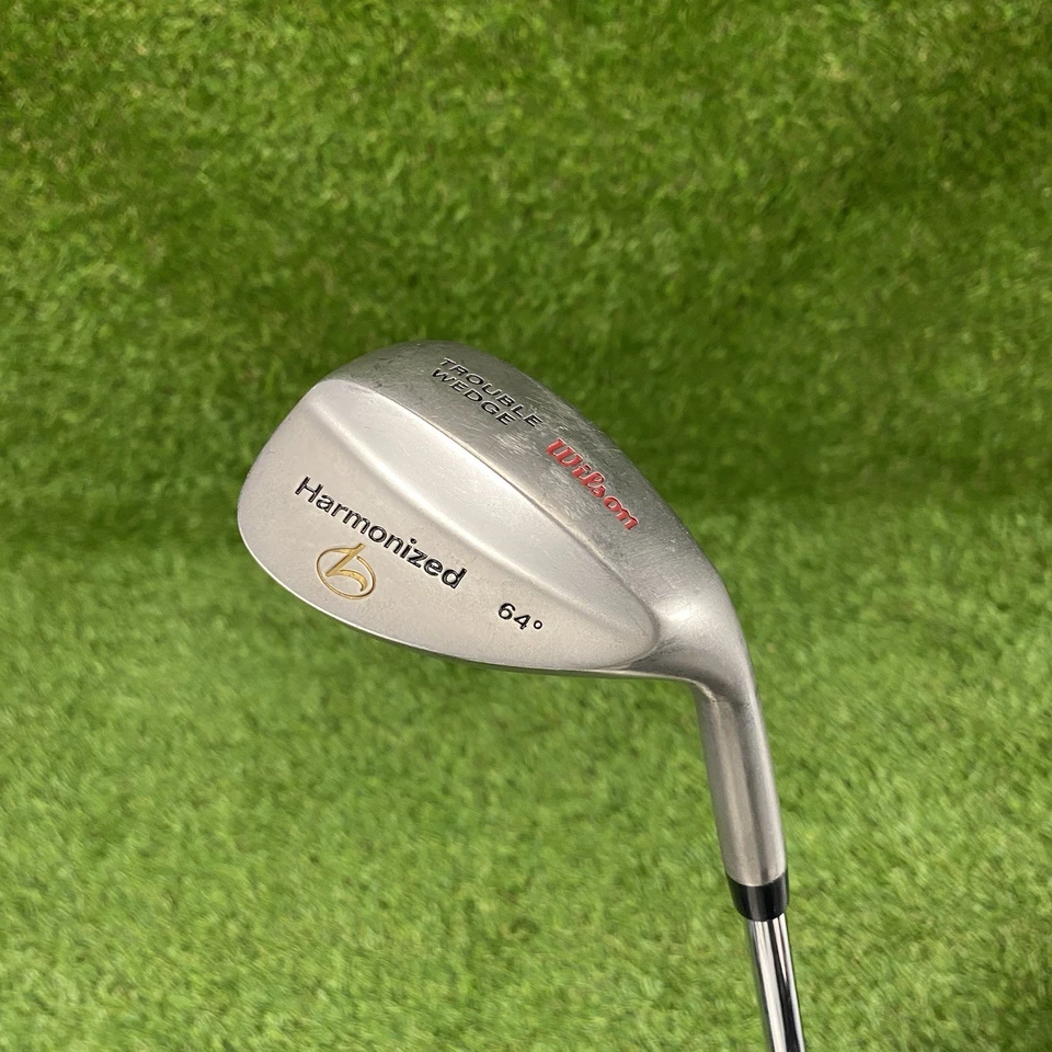 Wilson Harmonized 64° Trouble Wedge High Lob Wedge ⛳️ Eje de acero 35" diestro Foto 1 de 4
