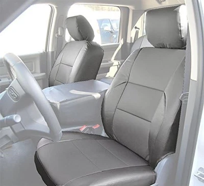 2009~2016 Dodge RAM 1500 2500 3500 (NO LAREMIE) Grey Artificial Leather Custom M - Image 1 of 4